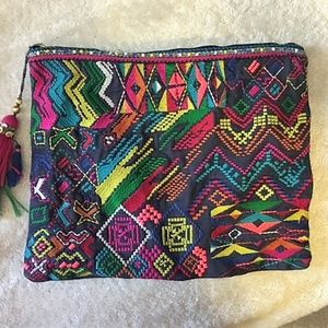 SUPER CUTE EMBROIDERED CLUTCH/POUCH